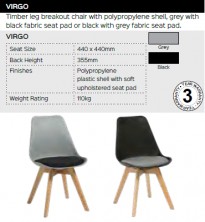 Virgo Chair Range And Specifications